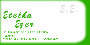 etelka ezer business card
